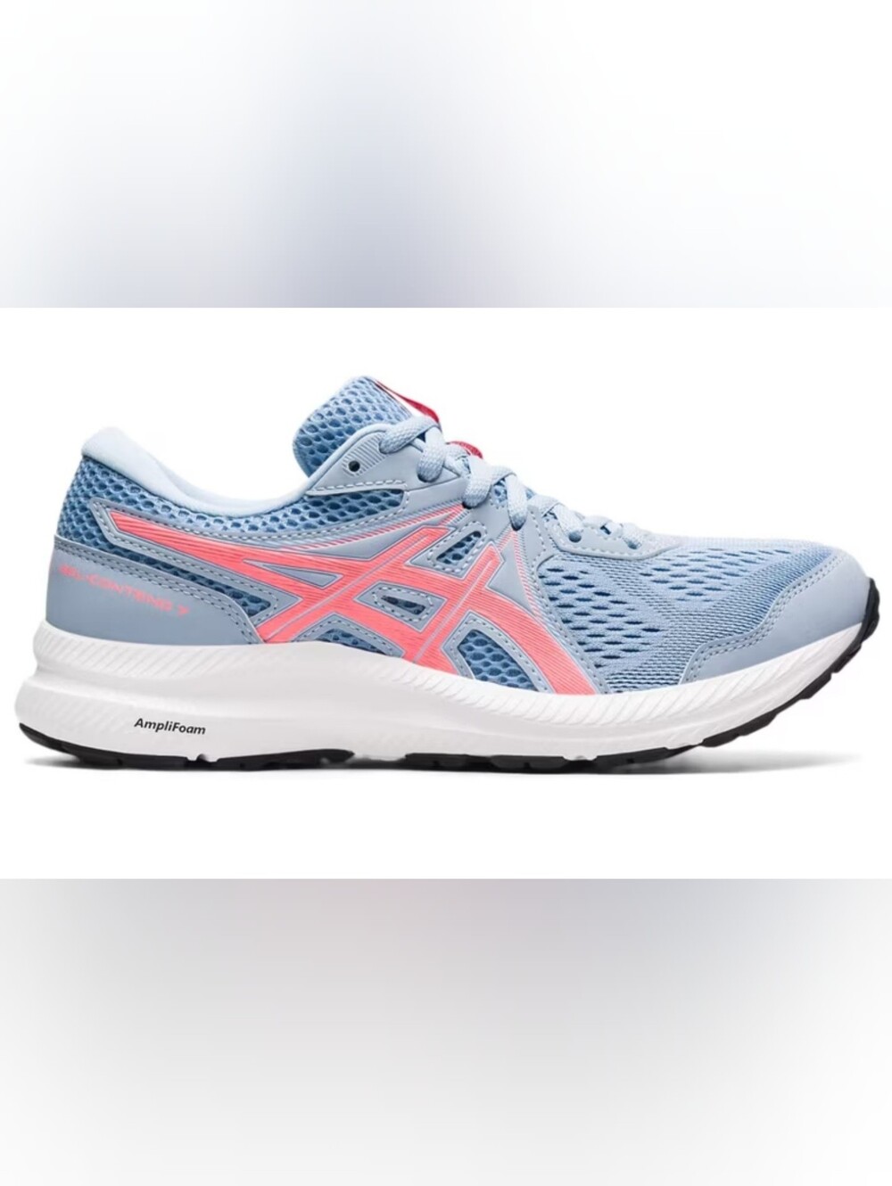 ASICS Women's Gel-Contend 7 Running shoes Size 6.5 MIST/BLAZING CORAl.
